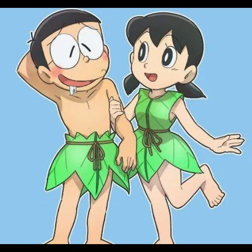 nobita, shizuka, doraemon, doraemon, nobita shizuka