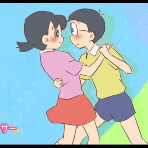 nobita, shizuka, дораэмон, doraemon, nobita x dekisugi