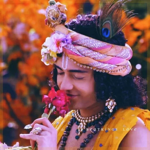 krishna, p v acharya, radakrishna, radhe radhe 2021, krishna du trägst die halsbänder der menschen