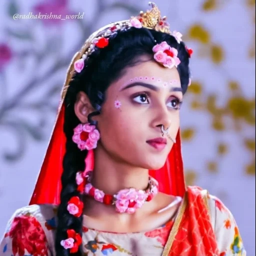 radha, mujer joven, radhe film 2020, malika singh radha, serie paramavatar shri krishna