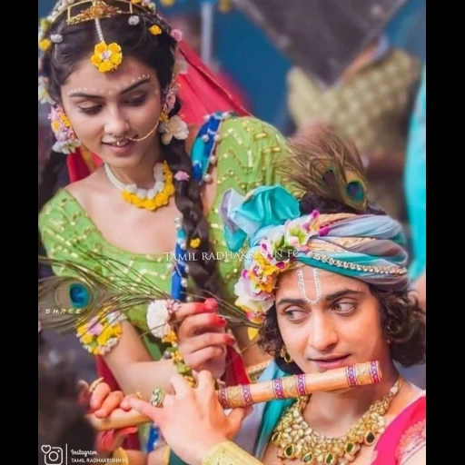 india, radha, the girl, p v acharya, die schauspieler aus der reihe radha krishna 2018 archiv