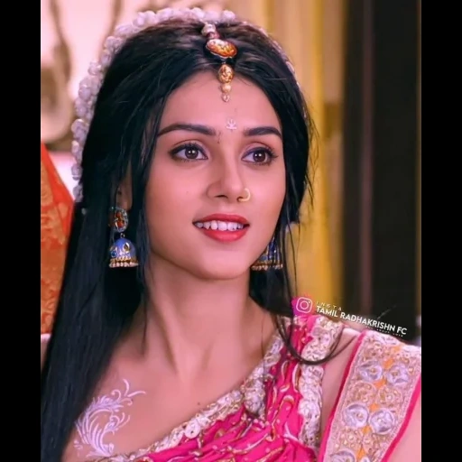 jovem, p v acharya, akshara singh, série radha krishna, jennifer winget e sanaya irani