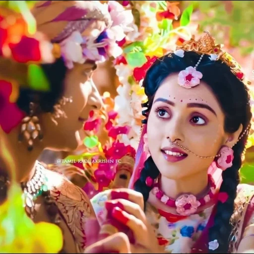 radha, la ragazza, omar hayam, film di radhe shyam 2022, danza della serie rada krishna