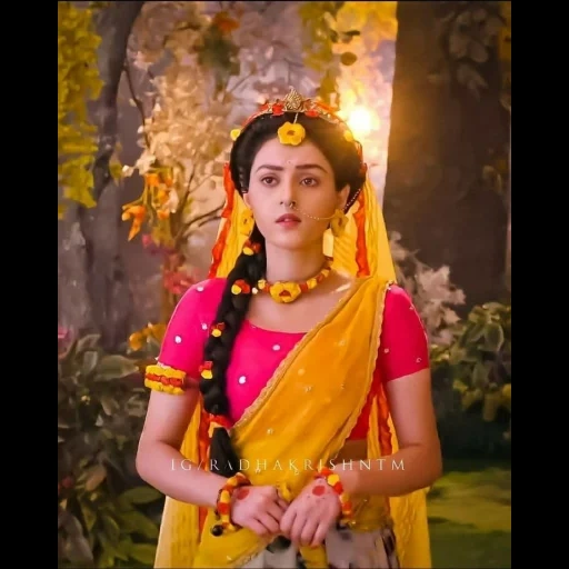 radha, jeune femme, krishna, p v acharya, radha krishna malika