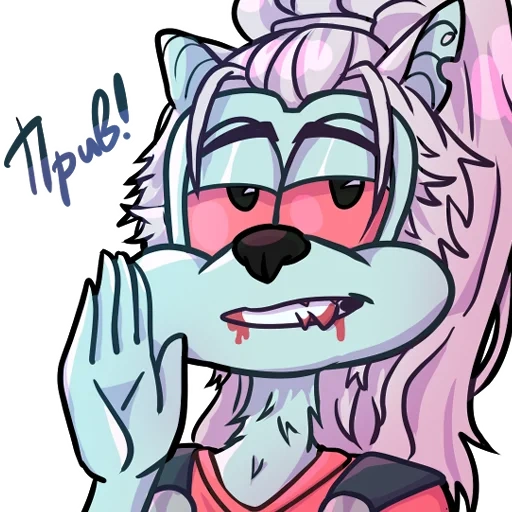 anime, kesha fnap, furri art, roxy fnaf, roxana wolf fnaf