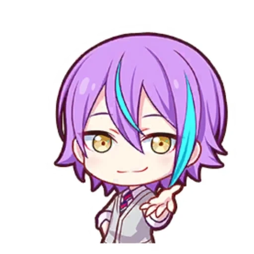 animation, cartoon characters, murasaki chibi