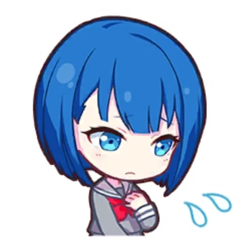 anime, sekai stamps, anime charaktere, remre zero chibi, projekt sekai stamps