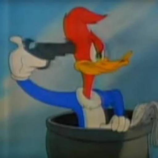 twitter, battute legna in legno, cartone animato legna da legna, woody woodpecker è triste, woody woodpecker dyatel woody