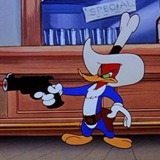 woody pájaro carpintero, woody wood parker, luni tunz bugs bunny, woody wood baker wild west, cartoon woody woody 1941