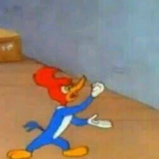 woody, woody woodpecker, woodwood woody 1999, pow pow white meme, cartoon woodpecker woody