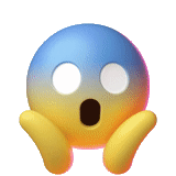 emoji, emoji face, emoji fear, emoji scream, emoji emoticons