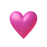 cœur, emoji, coeur rose, coeur heureux, le cœur rose des emoji