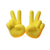 tangan emoji, jari emoji, emoji adalah dua jari, smileik tiga jari, tangan italia