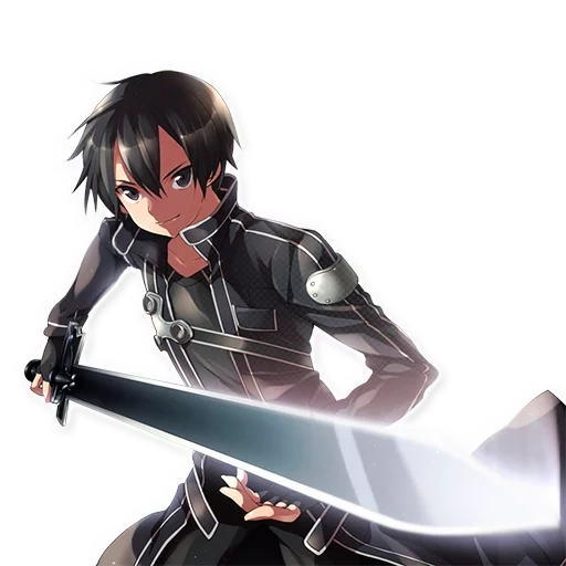 kirito kun, asuna kirito, kirito genshin, master of the sword online, pedang hitam kirito