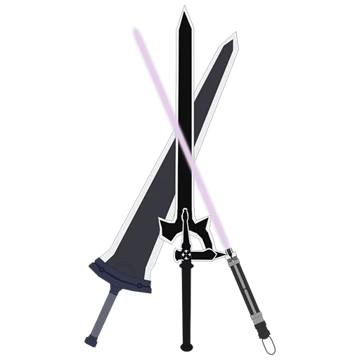 sword élucidateur sao, maîtres de l'épée en ligne, sword kirito minecraft, épées de fer kirito, l'épée est enrôlée de kirito