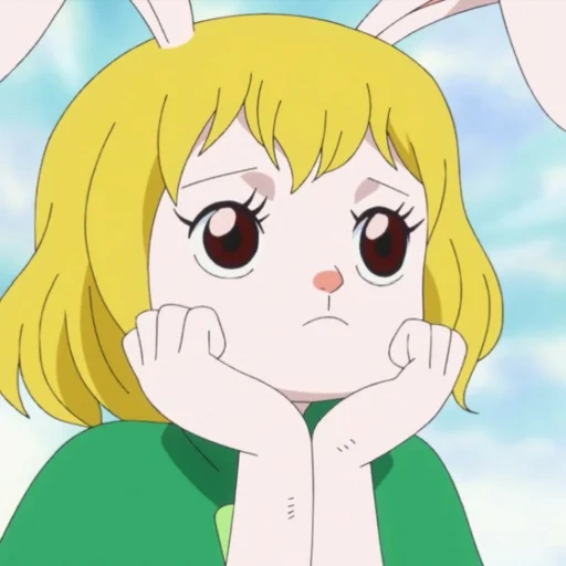 one piece, van pis rabbit, one piece anime, anime characters, one piece carrot