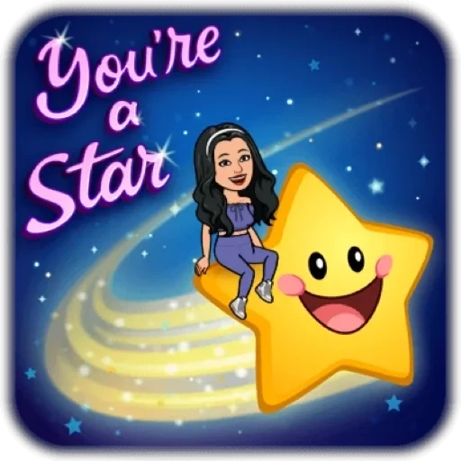 star, young woman, twitter, golden stars, twinkle twinkle