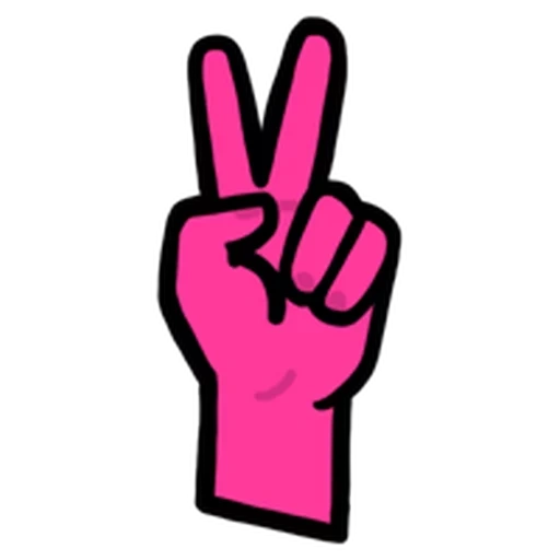 das logo, die symbole der hand, fingerworld logo