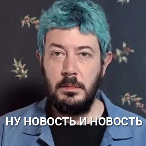 artemy lebedev bien, artemy lebedev mem, artemy lebedev eh bien eh bien, lebedev artemy andreevich, artemy lebedev blue hair