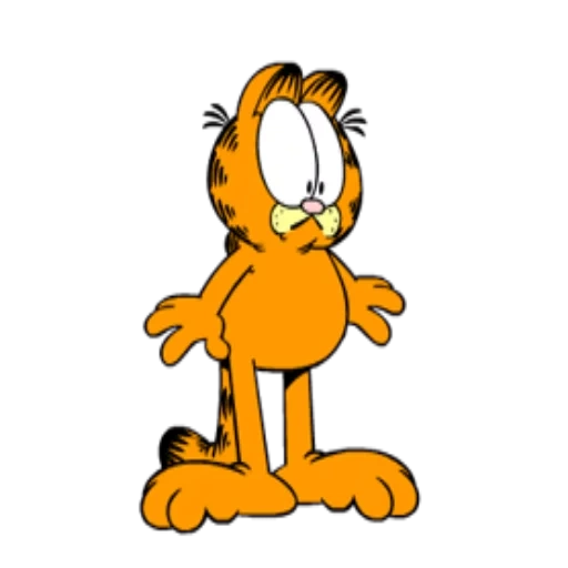 гарфилд, garfield, кот гарфилд, гарфилд персонажи, рыжий кот гарфилд