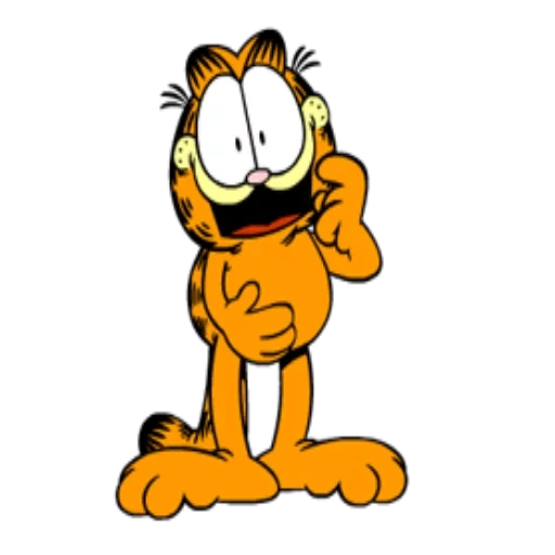 garfield, garfield, cartoon garfield, garfield the red cat, garfield performing characters