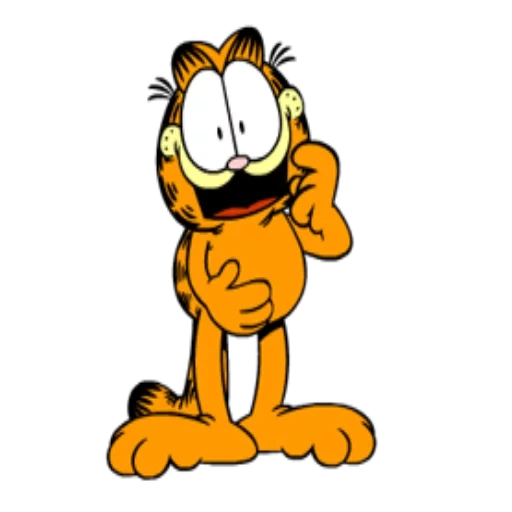 garfield, garfield, kartun garfield, kucing merah garfield, karakter kinerja garfield