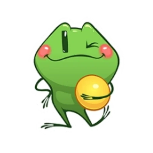 frog, green toad, green frog, frog sticker