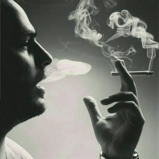 курение, табачный дым, сигаретный дым, парень сигаретой дыму, сигаретный дым мужчина