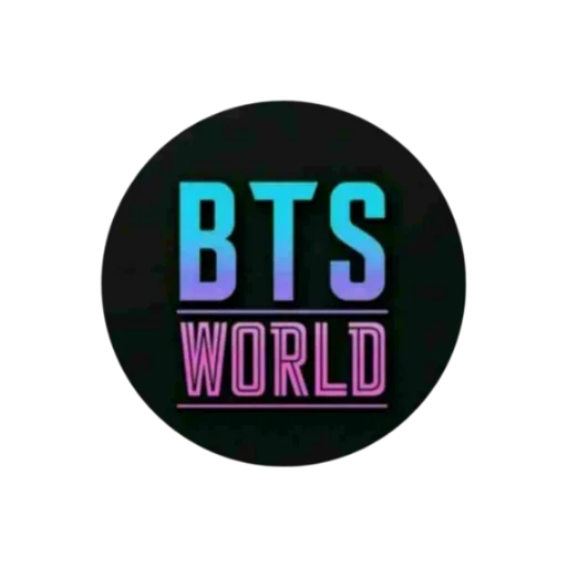 bts world, bts badge, bts world badge, bts world logo, bts world game logo