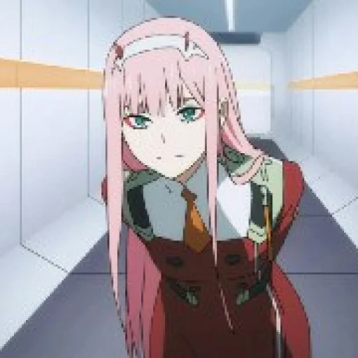 zero two x, zero two anime, dear in franks, beloved in franks, favorite in franks animated series 2018