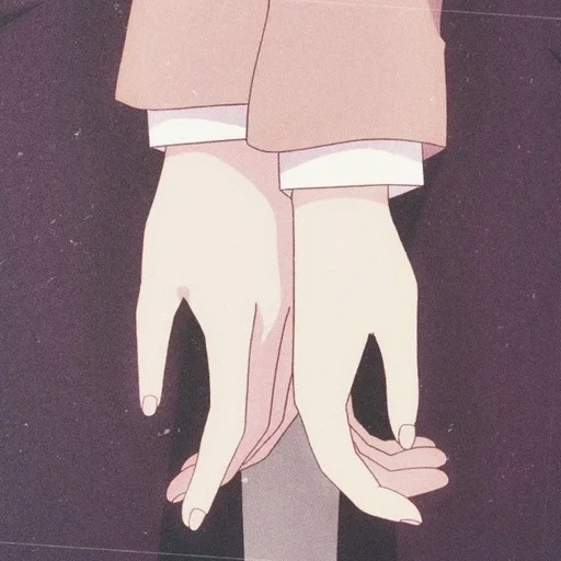 anime, immagine, la mano dell'anime, estetica anime, estetica delle mani anime