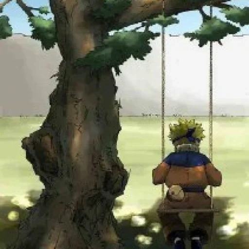 naruto, naruto solitário, naruto keren, yucho mingren, ninja de fogo solitário