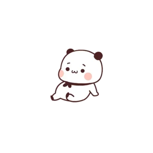 kawaii, gambarnya lucu, gambar kavai, gambar kawaii, panda adalah gambar yang manis