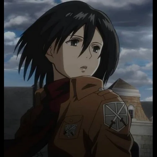 mikasa, les trois dieux attaquent les titans, mikasa attaque les titans, micasa ackerman titanium, mikura ackerman attaque les titans