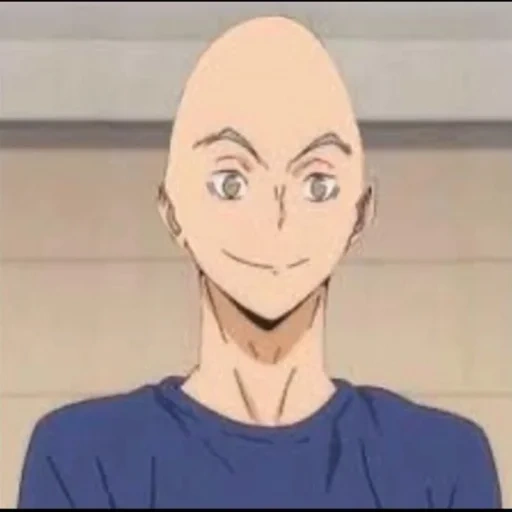 anime, anime chauve, personnages d'anime, haikyu timisskip, personnages haïkyuu