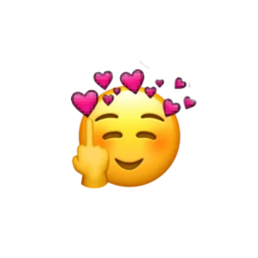 emoji, emoji, emoji, apple expression crown, transparent background of expression pack
