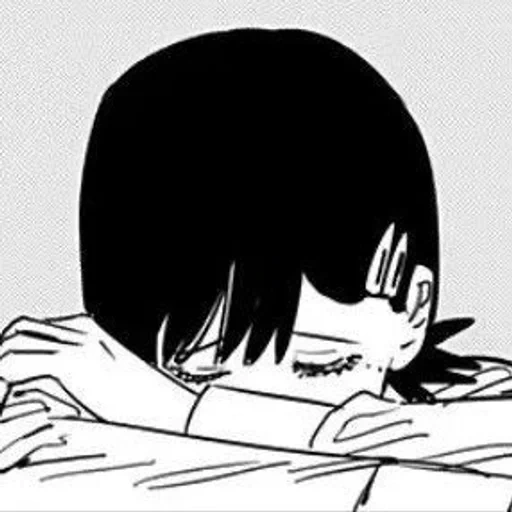 manga, image, l'anime est l'ennui, le manga est triste, dépression manga shinji