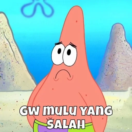 patrick, patrick si bintang, patrick tersenyum, spons bob patrick, spongebob squarepants