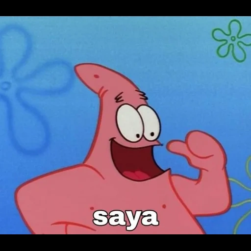 patrick, meme patrick, patrick si bintang, patrick star mem, spons bob patrick