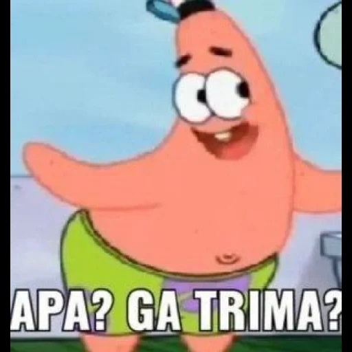 patrick, patrick, patrick si bintang, spons bob patrick, spongebob squarepants