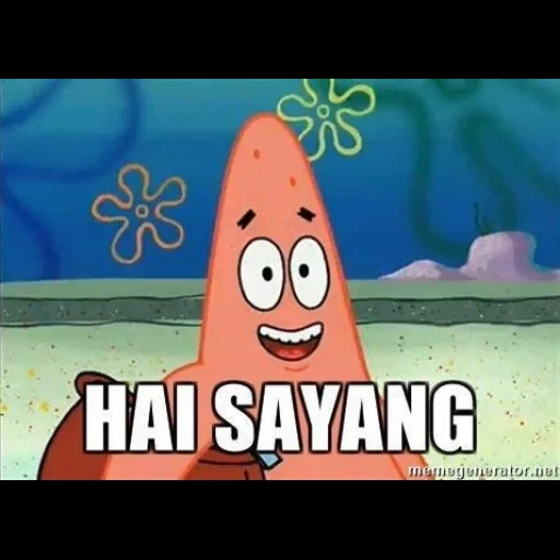 patrick, wanita muda, patrick meme, patrick si bintang, spons bob patrick