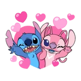 Stitch & Angel @stickerscar