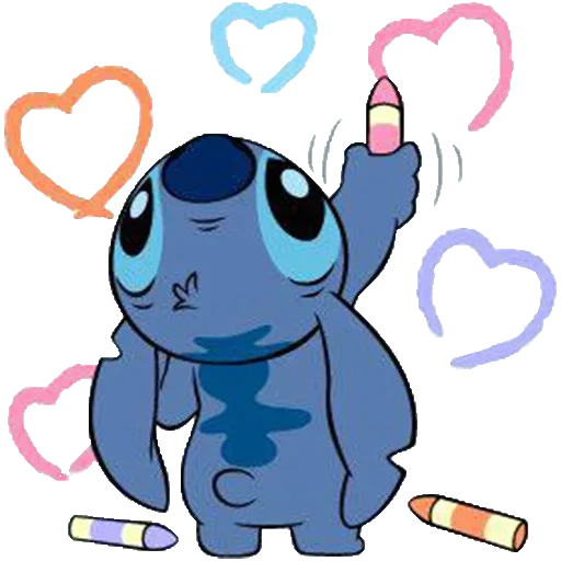 coiffer, coiffer, lilo stich, styich est mignon, styich est un dessin mignon