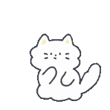 cats, cat, félins, cats, stickers bonjour kitty noir et blanc