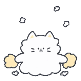 cat, lovely cloud, a lovely pattern, animals are cute, cute animal patterns