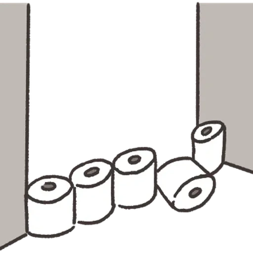 volumen de icono, papel higiénico, icono de papel higiénico, portador de papel higiénico, icono de rollo de papel higiénico