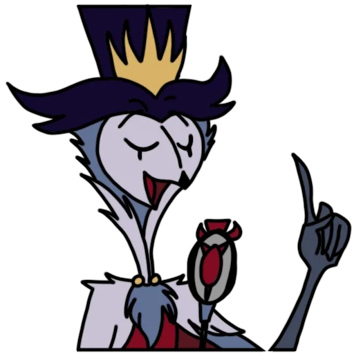 anime, pubin, humano, hotel khazbin, jefe ada hotel hazbin owl