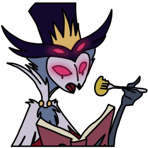 hotel khazbin, los personajes son monstruos, jefe ada hotel hazbin owl