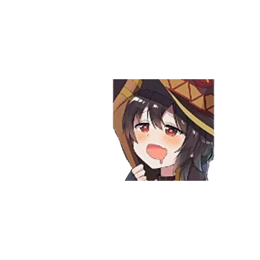 anime, anime megumin, megumin ahegao, megumin ahegao, personnages d'anime