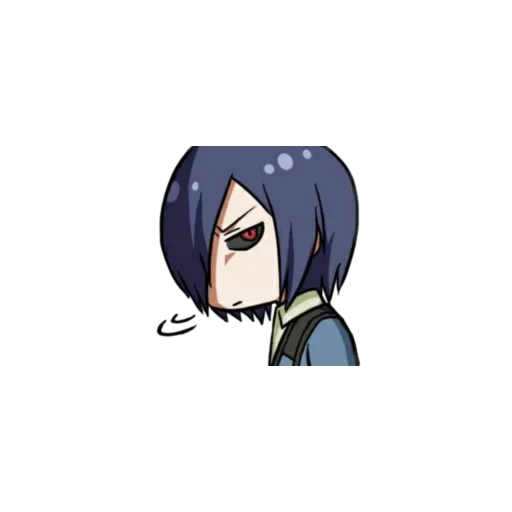 toouka, touka chibi, personnages d'anime, touka tokyo ghoul, tokyo ghoul current chibi